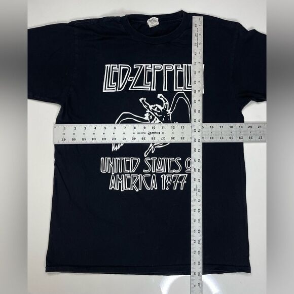 Led Zeppelin United States Of America 1977 Tour Graphic T-shirt Women Medium - Picture 5 of 5